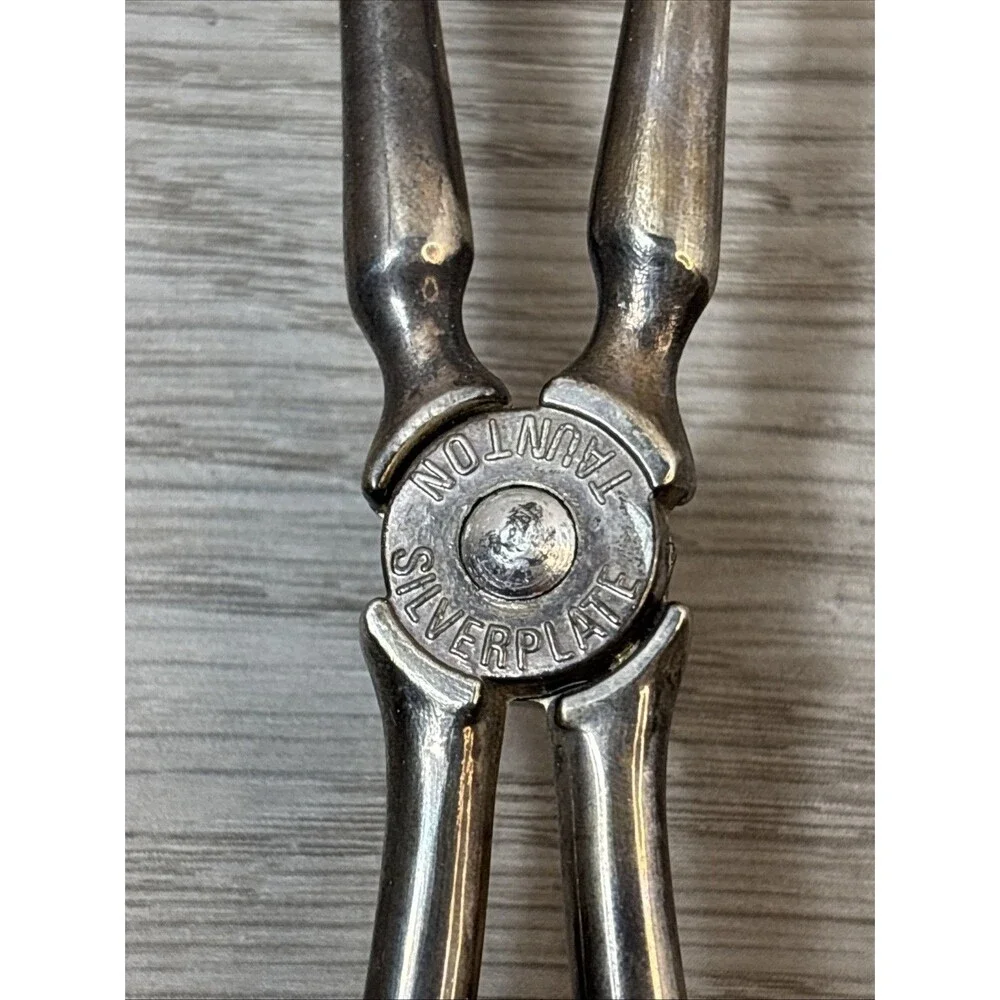 Vintage Taunton Italy Silver-plated Cake Pie Server – Shell Scroll Handle 10”